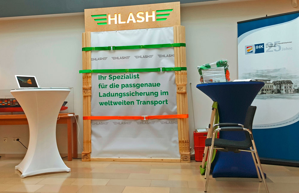 Messestand HLash GmbH 19. Mecklenburger Gefahrgutkongress in Rostock