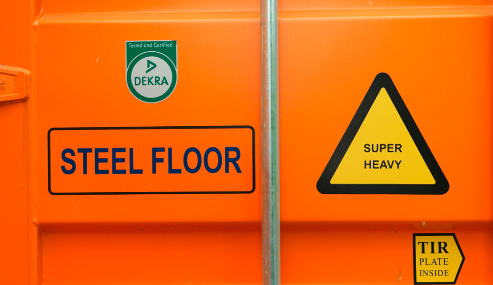 Steel Floor Container