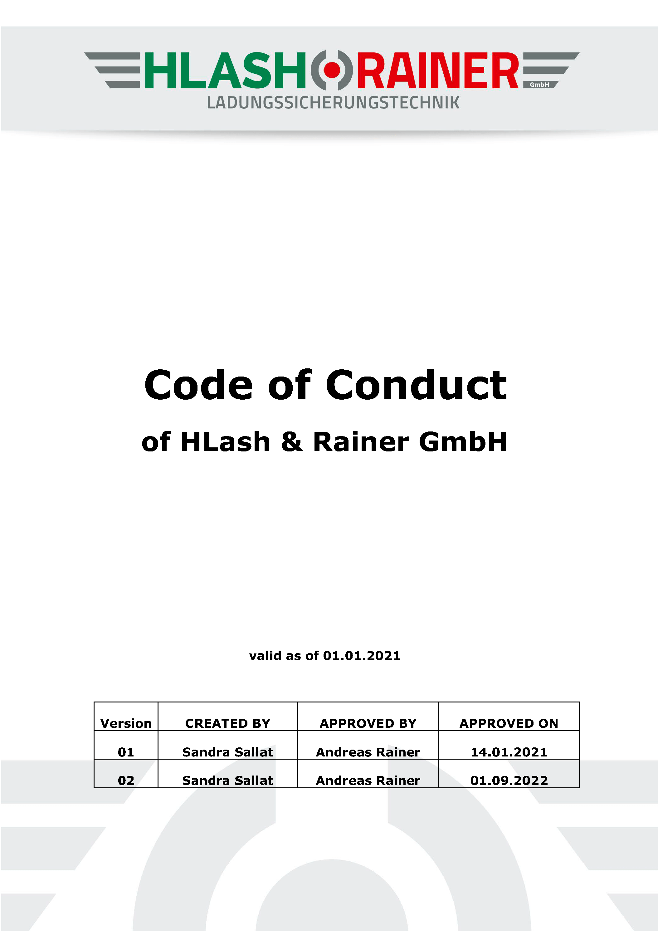 Code Of Conduct En